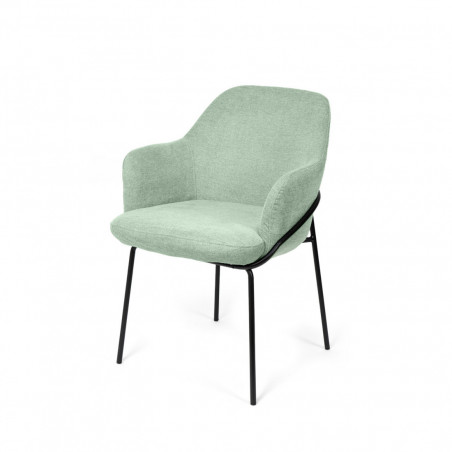 SILLA ABIGAIL MENTA PATA NEGRA