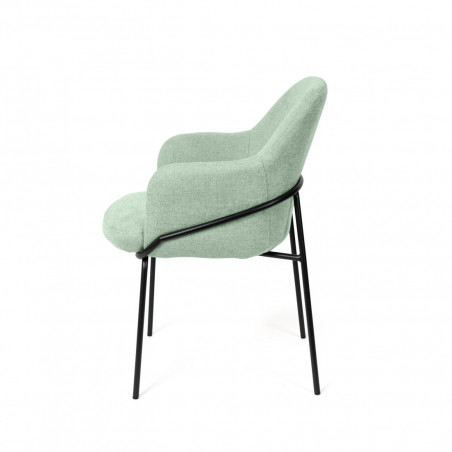 SILLA ABIGAIL MENTA PATA NEGRA