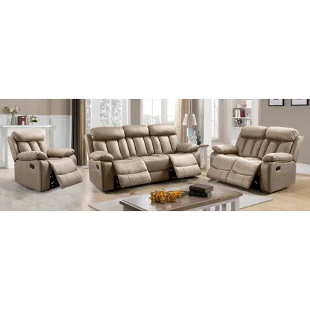 SOFA 2P RELAX TAP. JADE MADRID BEIGE, GRIS O CHOCO