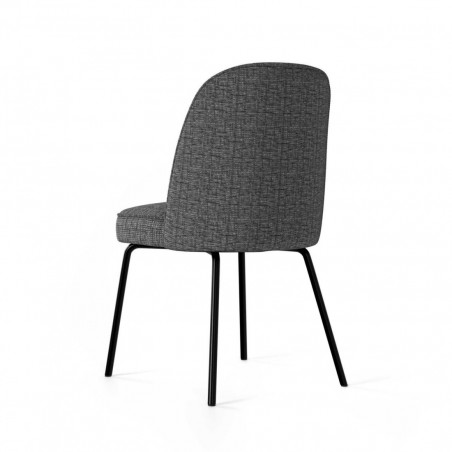 SILLA MAXIME GRIS OSCURO