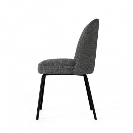 SILLA MAXIME GRIS OSCURO