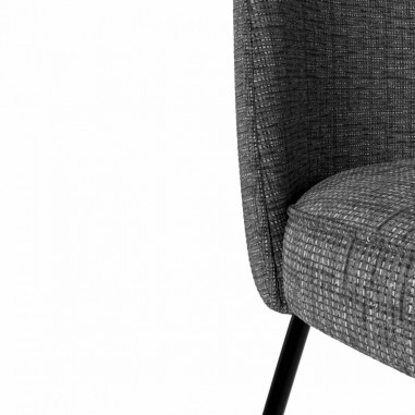 SILLA MAXIME GRIS OSCURO