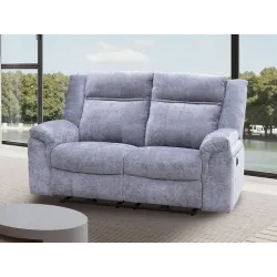 SOFA 2P RELAX ELÉCTRICO TAP. BEIGE O GRIS MOD TROYA | Oferta