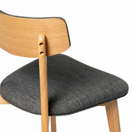 SILLA ANAIS ROBLE GRIS DARK