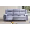 SOFA 3P RELAX ELÉCTRICO TAP. BEIGE O GRIS MOD TROYA | Oferta