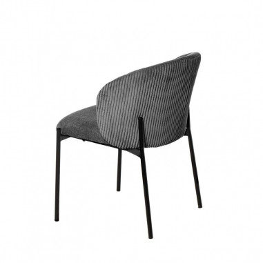 SILLA FAINA GRIS OSCURO