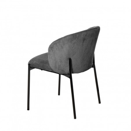 SILLA FAINA GRIS OSCURO
