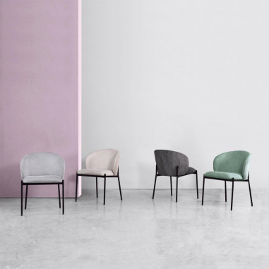 SILLA FAINA GRIS OSCURO