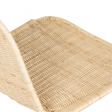 TABURETE CARLO NATURAL/BLANCO