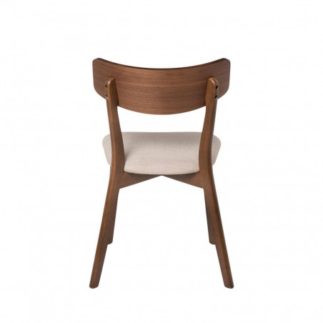 SILLA KEIRA NOGAL BEIGE