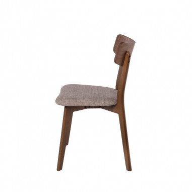 SILLA KEIRA NOGAL GRIS LIGHT