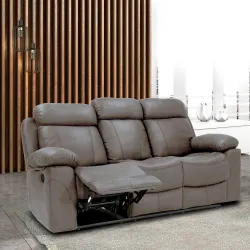 SOFA 3PL 2ASIENTOS RELAX MOTOR TAP. NOLIA MENFIS CEMENTO O P