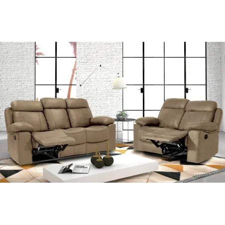 SOFA 3PL 2ASIENTOS RELAX MOTOR TAP. NOLIA MENFIS CEMENTO O P