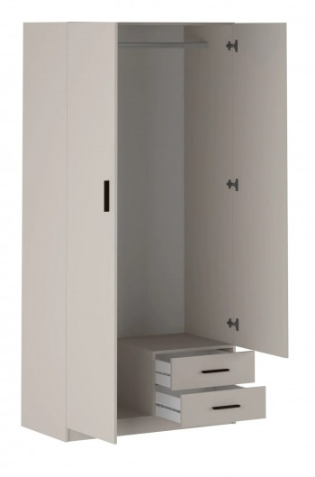 ARMARIO 2P2C MOD. AURA BEIGE O ROBLE MAUVELLA en Relaxmuebles.com con entrega urgente