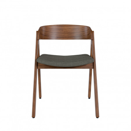 SILLA RINA NOGAL GRIS OSCURO