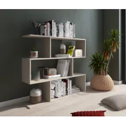 ESTANTERIA ASIMETRIC BAJA MOD. AURA BEIGE O ROBLE MAUVELLA O