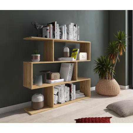 ESTANTERIA ASIMETRIC BAJA MOD. AURA BEIGE O ROBLE MAUVELLA O