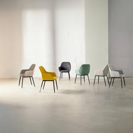 SILLA ISABELLA GRIS OSCURO