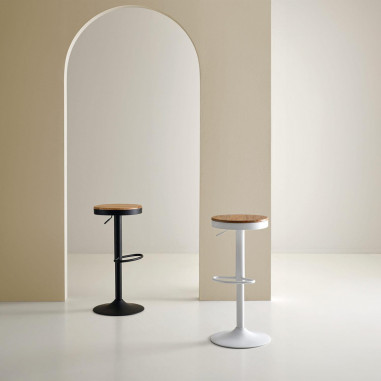 TABURETE BARRET BLANCO