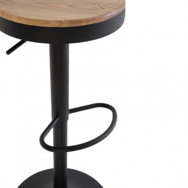 TABURETE BARRET NEGRO