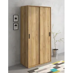 ARMARIO 2P CORREDERA MOD. AURA BEIGE O ROBLE MAUVELLA