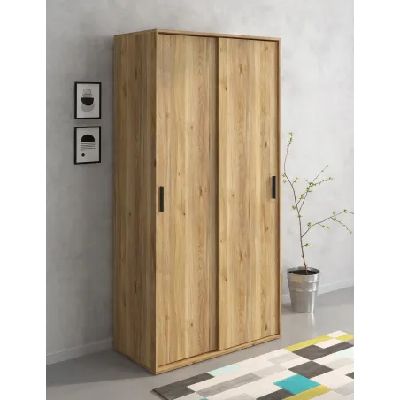 ARMARIO 2P CORREDERA MOD. AURA BEIGE O ROBLE MAUVELLA