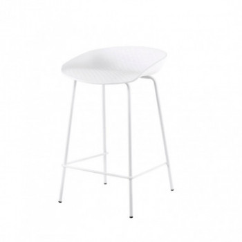 TABURETE NETTA BLANCO