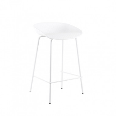 TABURETE NETTA BLANCO