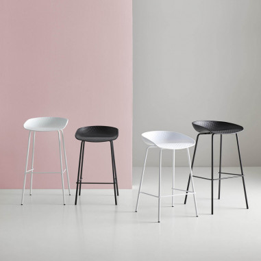 TABURETE NETTA BLANCO