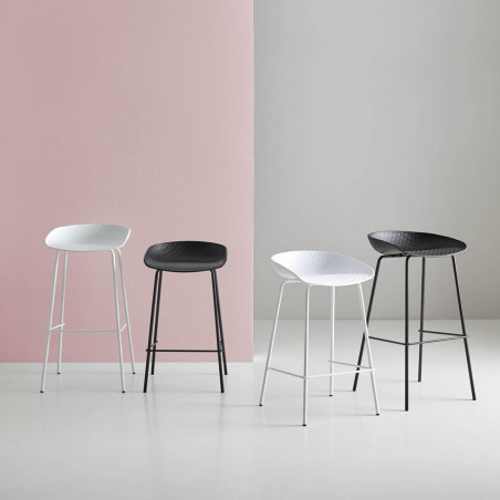 TABURETE NETTA BLANCO