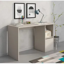 MESA ESTUDIO 1P1H MOD. AURA BEIGE O ROBLE MAUVELLA 2