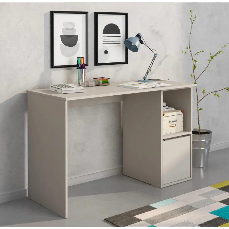 MESA ESTUDIO 1P1H MOD. AURA BEIGE O ROBLE MAUVELLA