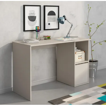 MESA ESTUDIO 1P1H MOD. AURA BEIGE O ROBLE MAUVELLA
