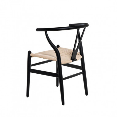 SILLA ADA NEGRO ASIENTO NATURAL