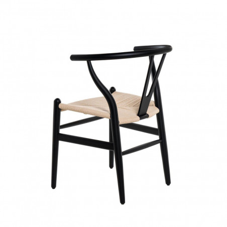SILLA ADA NEGRO ASIENTO NATURAL