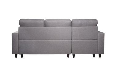 Chaiselongue Norman con arcón gris