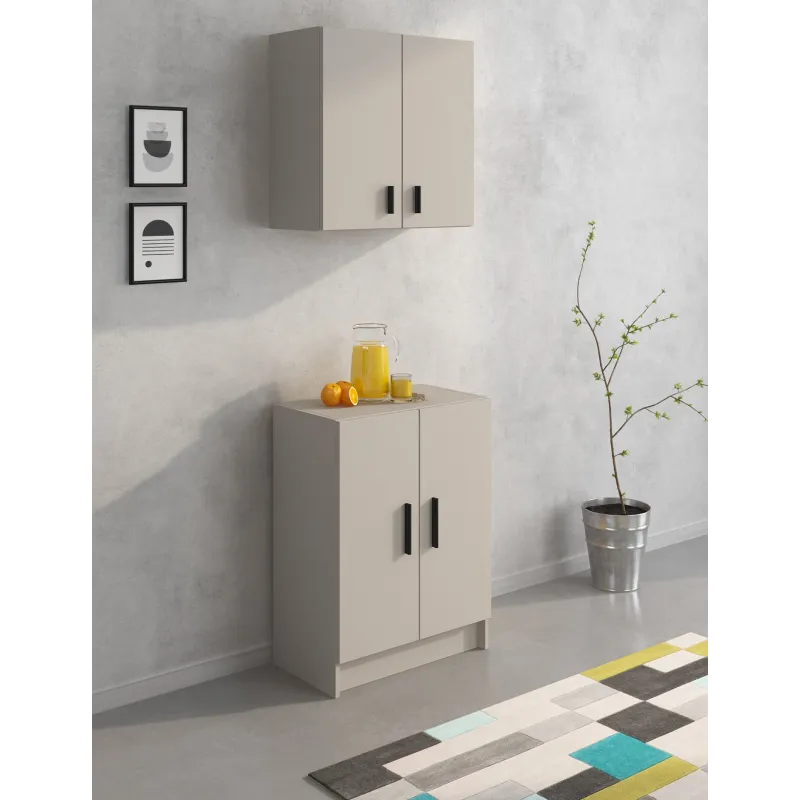 ALTO+BAJO 2P. MOD. AURA MAUVELLA O BEIGE O BLANCO