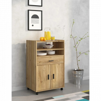 MUEBLE COCINA 2P1C2H RUEDAS MOD. AURA SERVICIO RÁPIDO RELAX MUEBLES