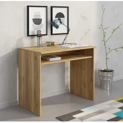 MESA ESTUDIO CON BANDEJA MOD AURA GRIS O MAUVELLA 2