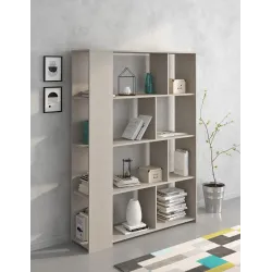 ESTANTERIA 129 CM. MOD. AURA BEIGE O ROBLE MAUVELLA O BLANCO