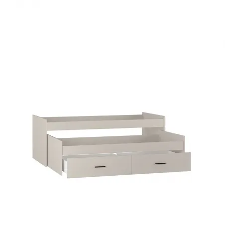 CAMA COMPACTA CAJONES MOD. AURA BEIGE O MAUVELLA O BLANCO