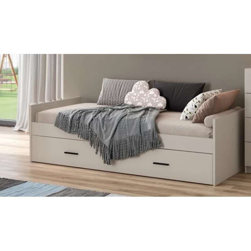 CAMA NIDO MOD.AURA BEIGE O MAUVELLA O BLANCO