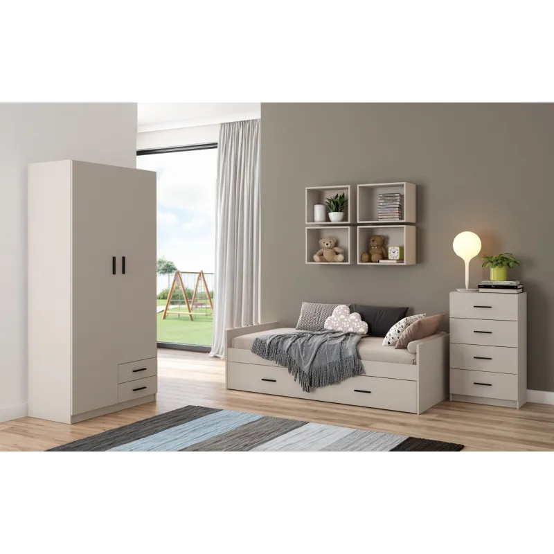 CAMA NIDO MOD.AURA BEIGE O MAUVELLA O BLANCO