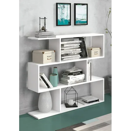 ESTANTERIA ASIMETRIC BAJA MOD. AURA BEIGE O ROBLE MAUVELLA O