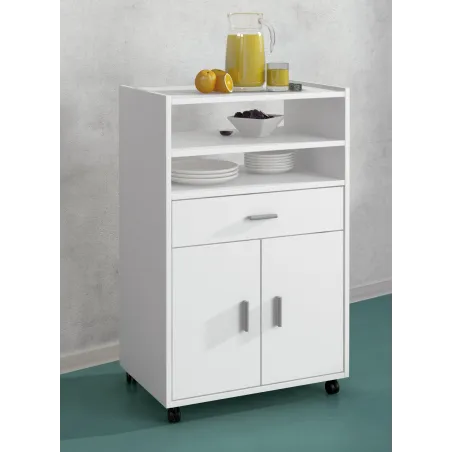 MUEBLE COCINA 2P1C2H RUEDAS MOD. AURA BEIGE O MAUVELLA