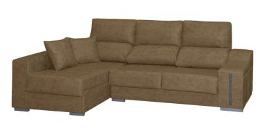 Chaiselongue Rio izquierda con arcón y 2 puff Magnol Piedra
