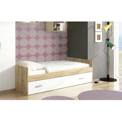 CAMA NIDO C/FRONTAL MOD. CHAMPION CAMBRIA BLANCO