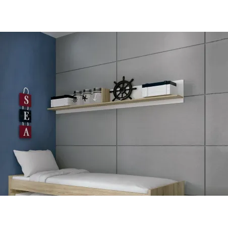 ESTANTE L 202 CM. CHAMPION CAMBRIA BLANCO