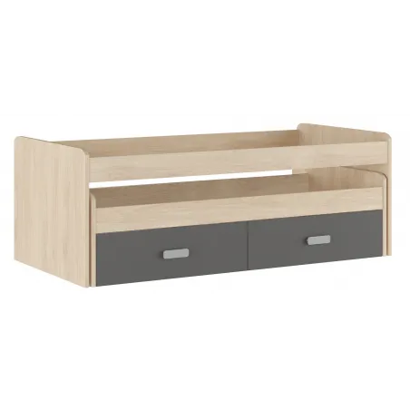 CAMA COMPACTA CON CAJONERA DONALD ACABADO PUCCINI-ANDERSEN -