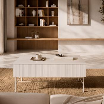 Mesa Centro Elevable Oslo Perla | Relax Muebles 2
